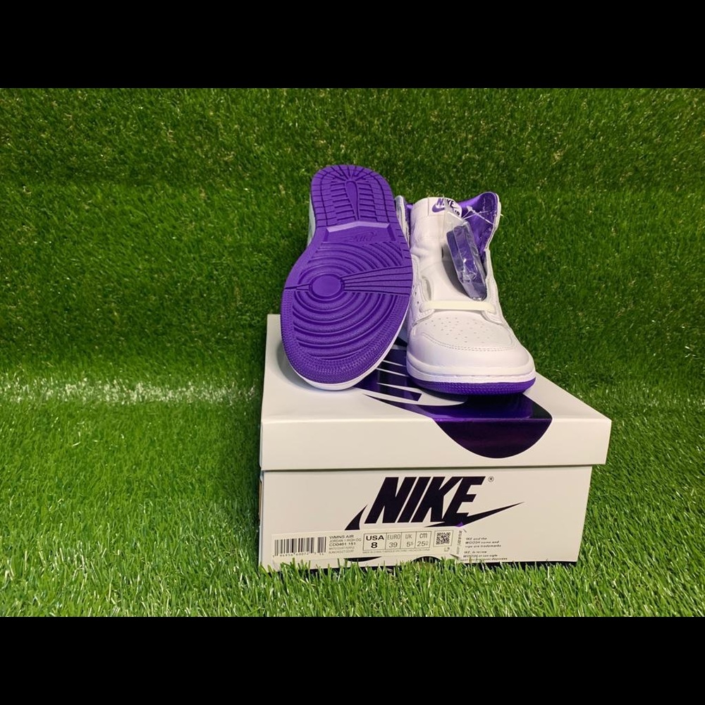 Jordan 1 Court Purple